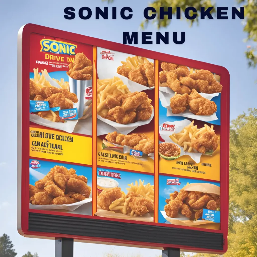 Delicious Sonic chicken menu September 2024 —tender, tasty delights 8 Sonic chicken menu