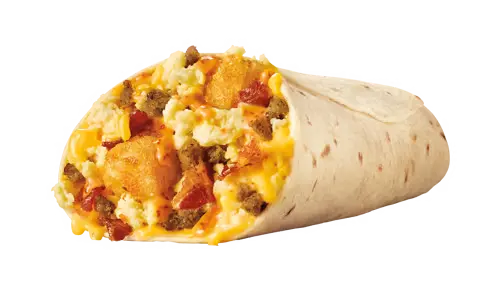 Dive into Flavor with Sonic’s Ultimate Meat & Cheese Breakfast Burrito™ 1 SuperSONIC® Breakfast Burrito meat and cheese